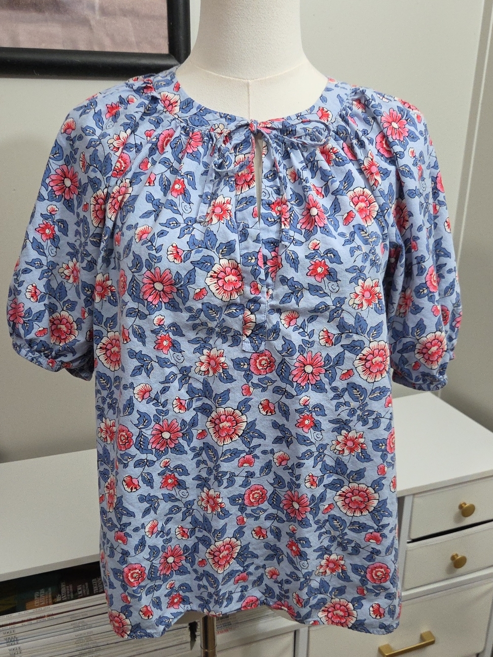 LOFT Floral Print Top (M)